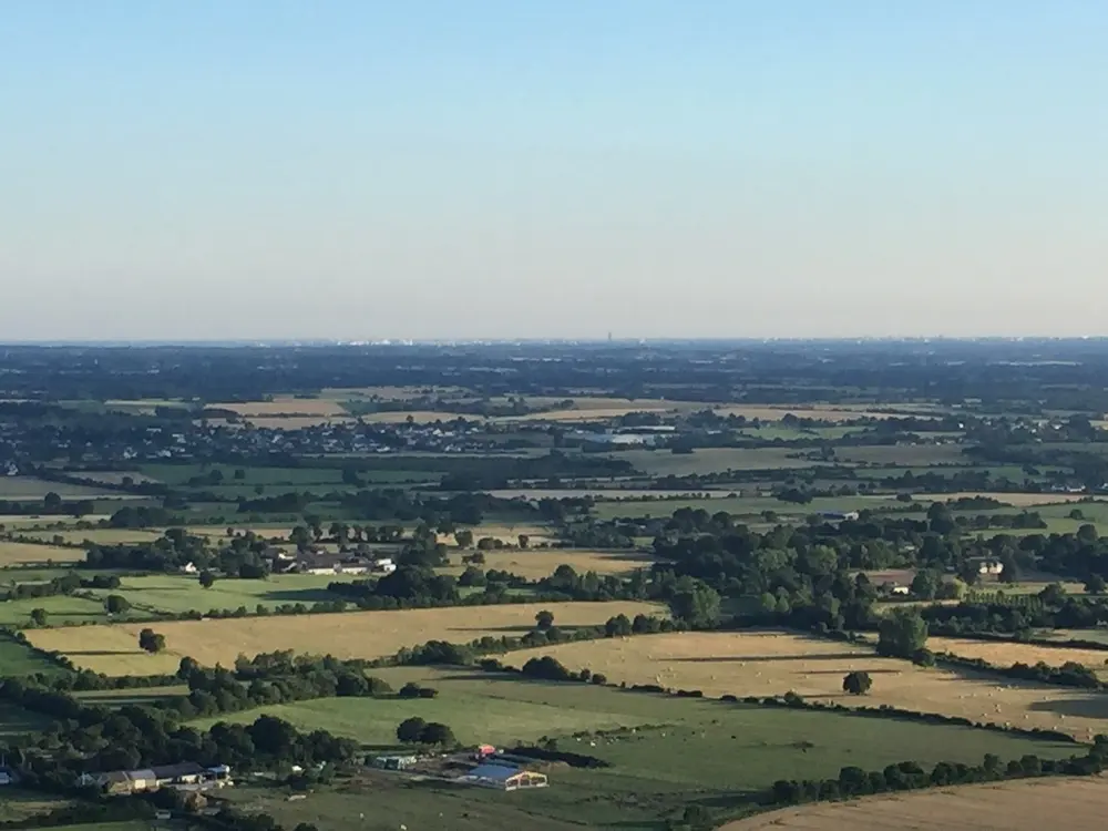 Vol en montgolfière vers Teillé, juin 2015