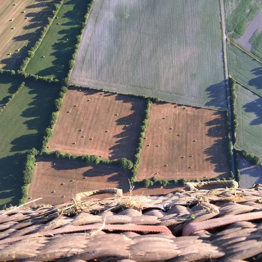 Photo 3 du vol en montgolfière du 28 juin 2015 au départ de La Poitevinière à Riaillé