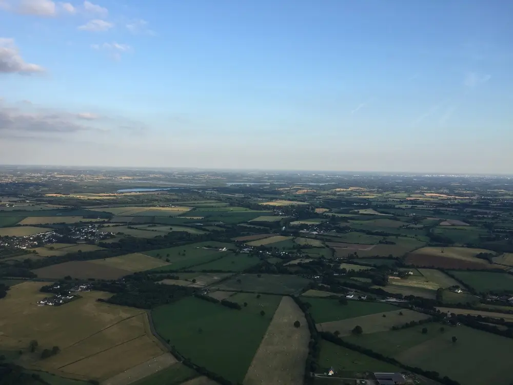 Photo 2 du vol en montgolfière du 17 juin 2015 au départ de Saffré