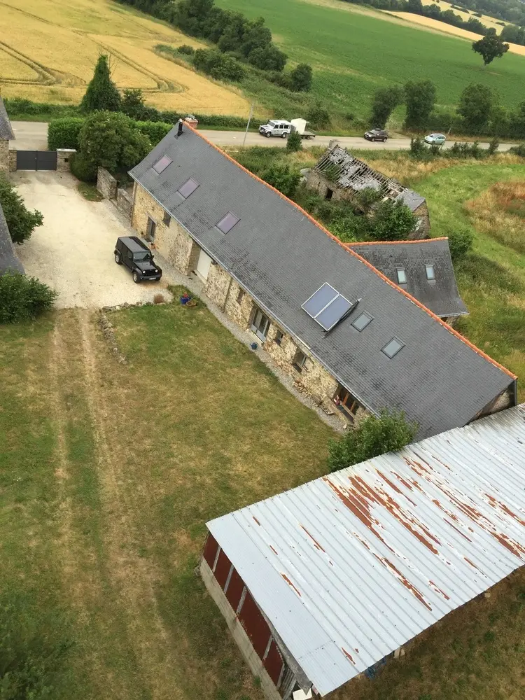 Photo 2 du vol en montgolfière du 21 juin 2015 au départ de Châteaubriant