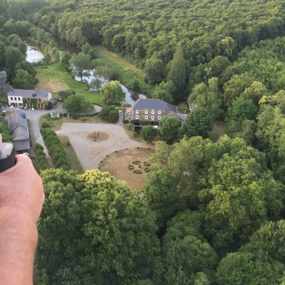 Photo 2 du vol en montgolfière du 28 juin 2015 au départ de Saffré