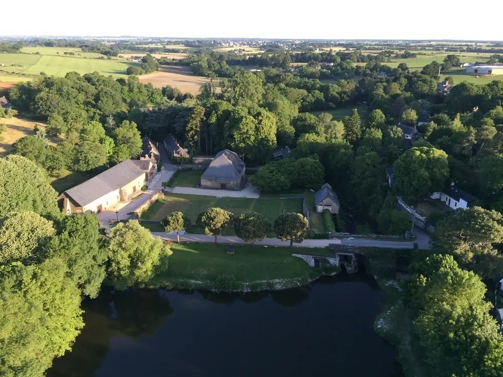 Photo 2 du vol en montgolfière du 6 juin 2015 au départ de Châteaubriant