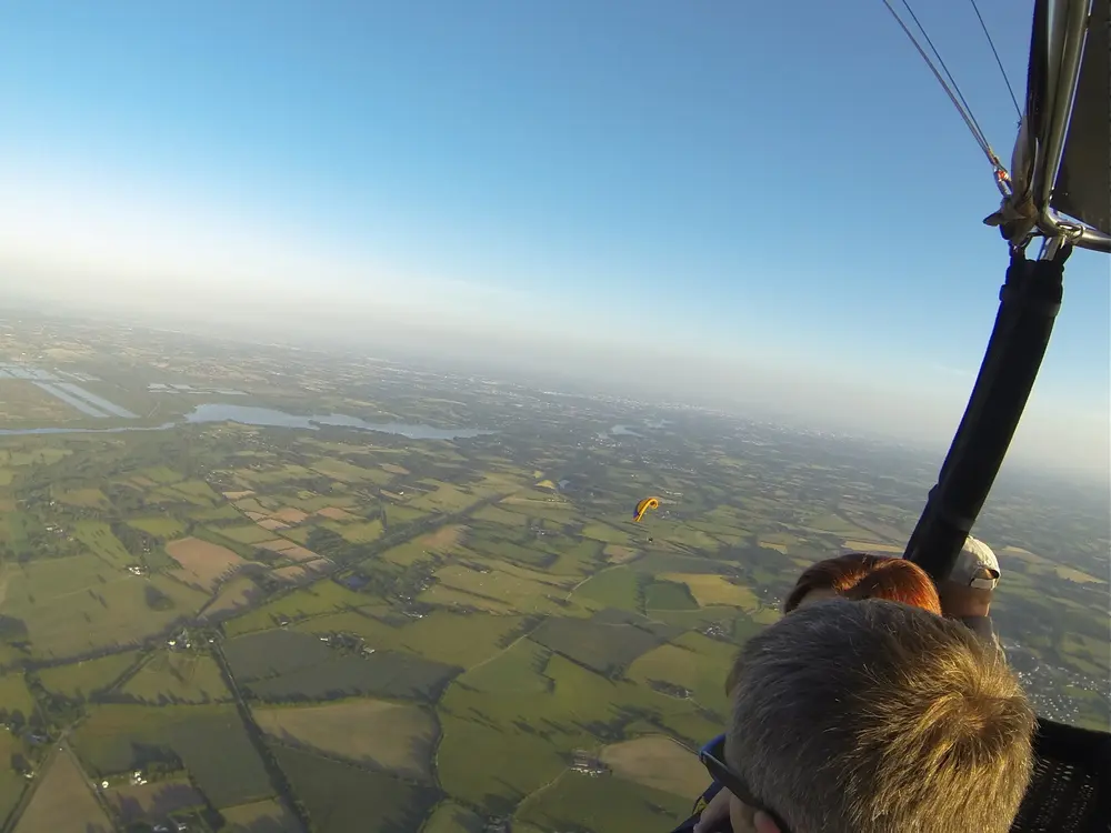 Vol en montgolfière vers Casson, juin 2015