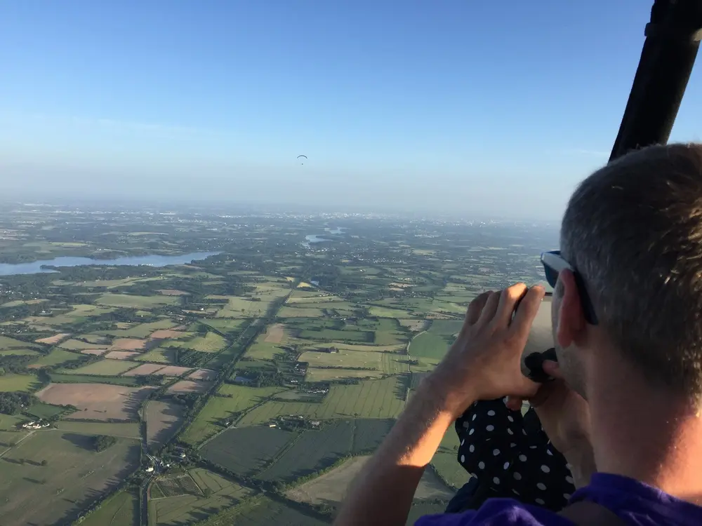 Photo 3 du vol en montgolfière du 3 juin 2015 au départ de Nort sur Erdre