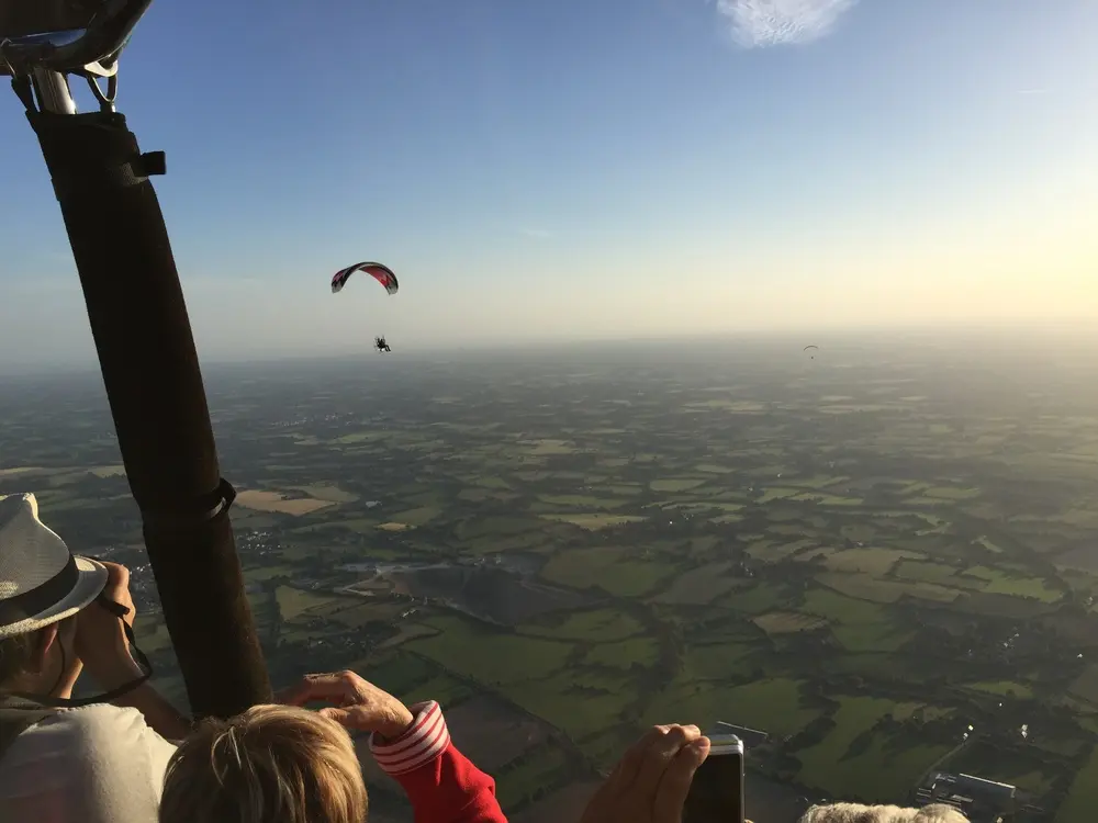 Photo 4 du vol en montgolfière du 3 juin 2015 au départ de Nort sur Erdre