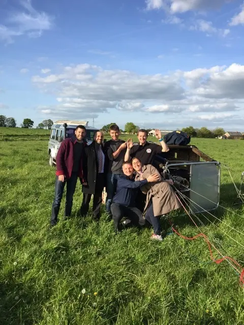 Photo 2 du vol en montgolfière du 3 mai 2016 au départ de Châteaubriant