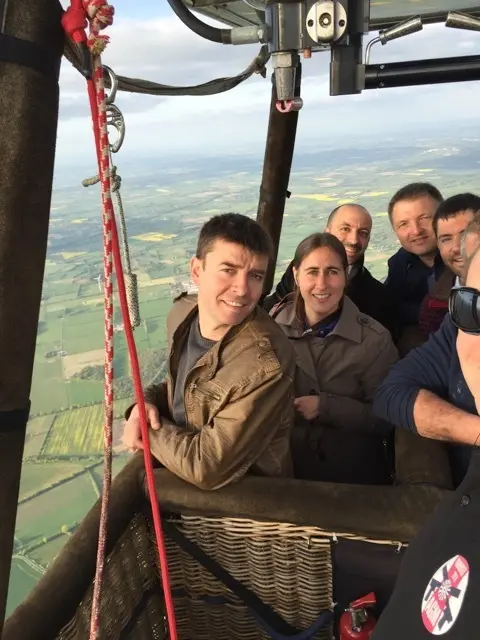 Photo 3 du vol en montgolfière du 3 mai 2016 au départ de Châteaubriant