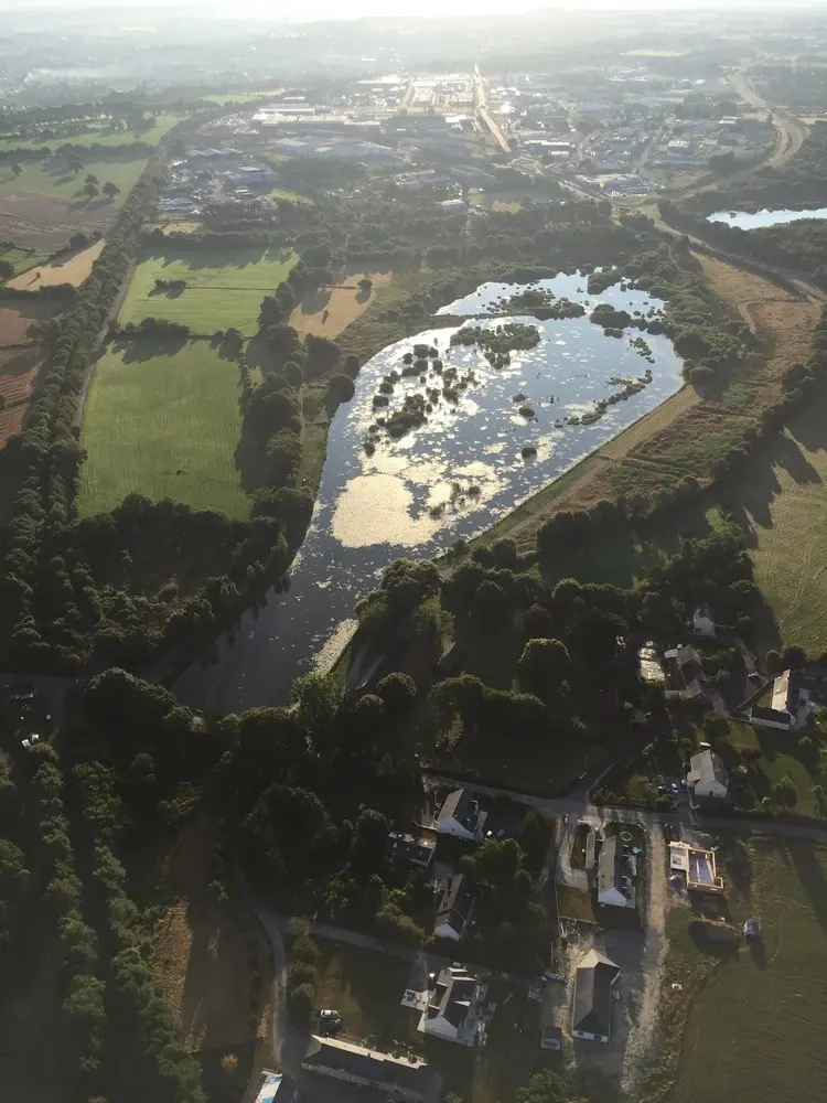 Photo 7 du vol en montgolfière du 24 juillet 2016 au départ de Châteaubriant