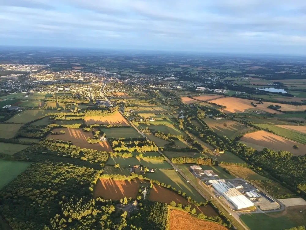 Photo 3 du vol en montgolfière du 7 août 2016 au départ de Châteaubriant
