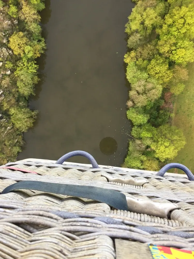 Photo 6 du vol en montgolfière du 16 avril 2017 au départ de Châteaubriant (route de Saint Aubin des Châte