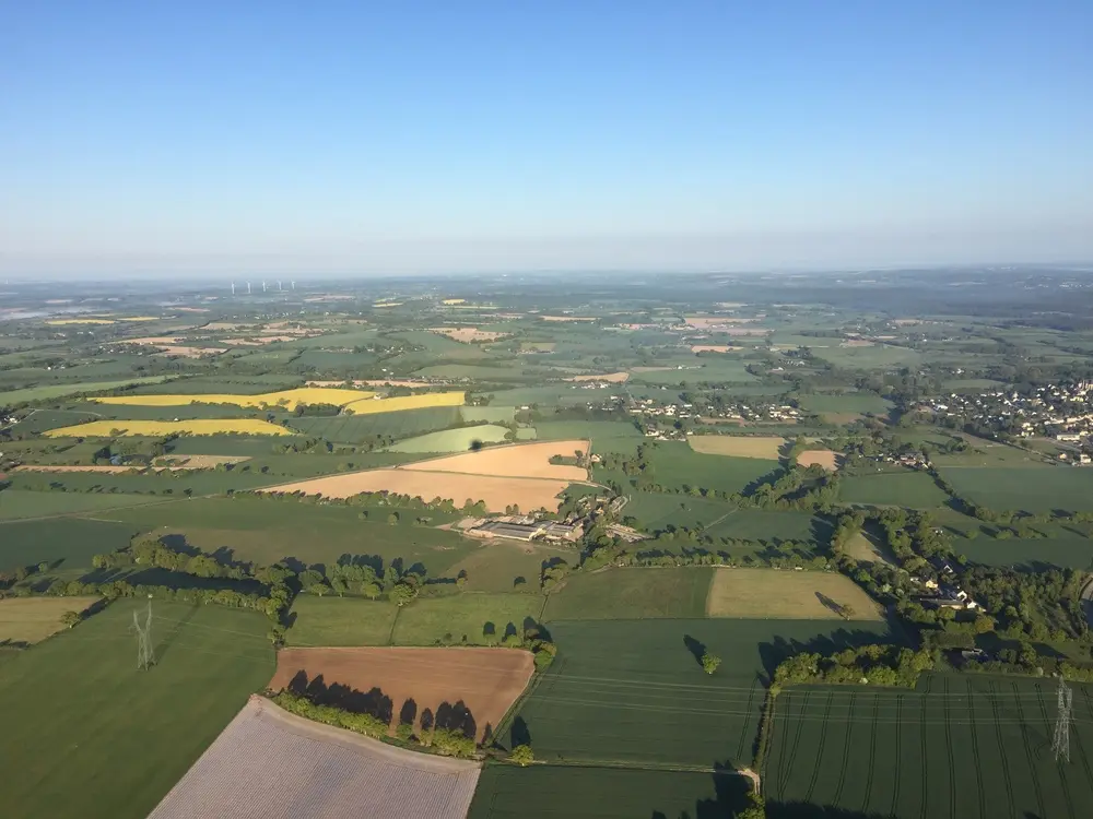 Photo 5 du vol en montgolfière du 29 avril 2017 au départ de Châtaubriant