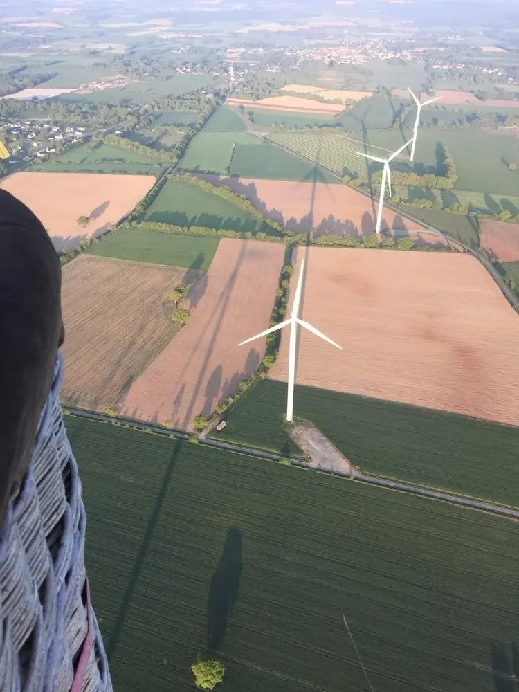 Photo 7 du vol en montgolfière du 23 avril 2017 au départ de Châteaubriant