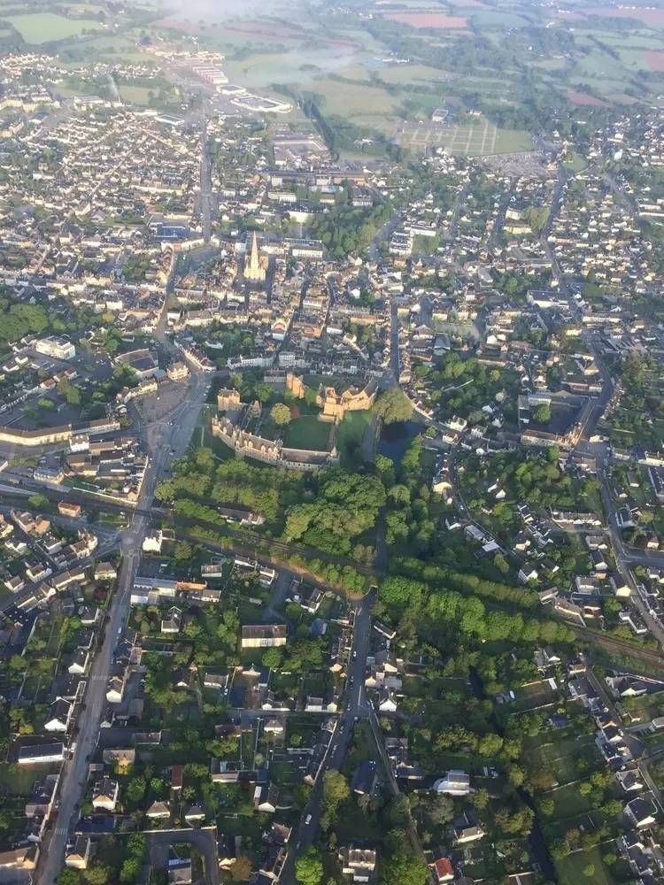 Vol en montgolfière vers Treffieux, mai 2017