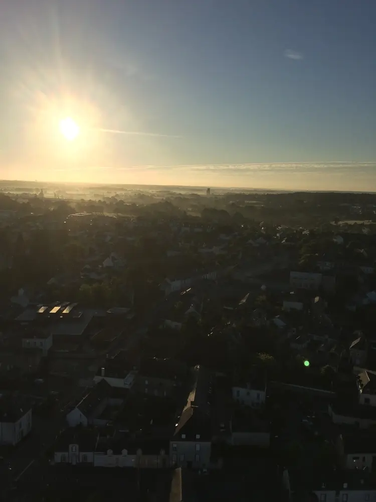 Vol en montgolfière vers Villepôt, juin 2017
