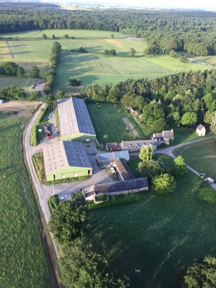 Photo 4 du vol en montgolfière du 4 juin 2017 au départ de Châteaubriant