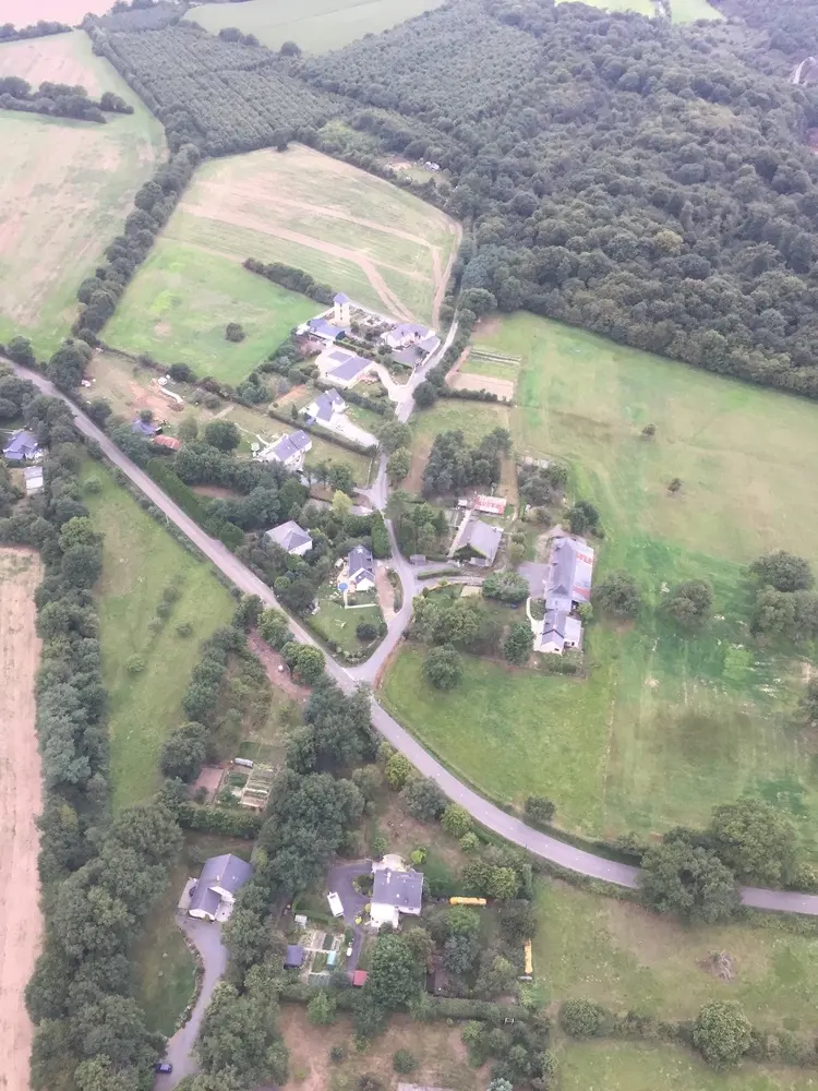 Vol en montgolfière vers Saint Vincent des Landes, août 2017