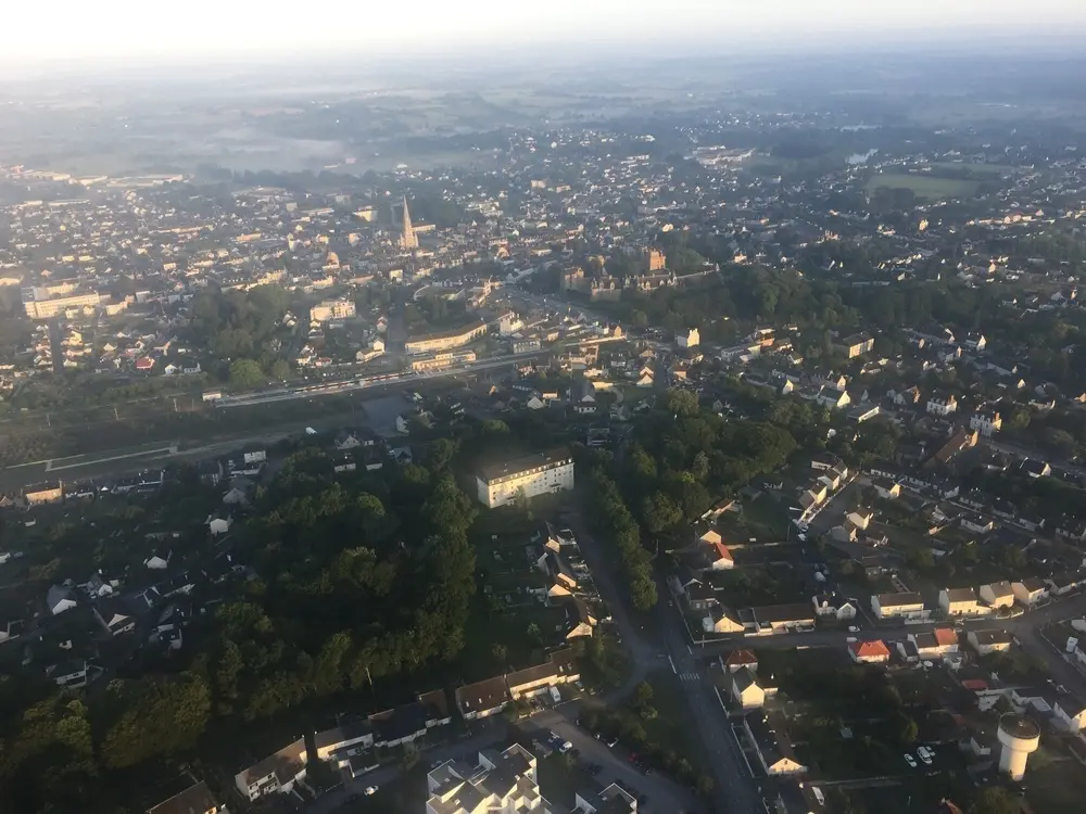 Photo 2 du vol en montgolfière du 11 août 2017 au départ de Châteaubriant