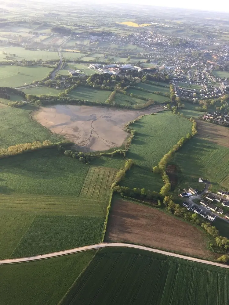 Photo 2 du vol en montgolfière du 20 avril 2018 au départ de Châteaubriant