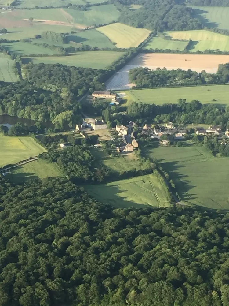Photo 2 du vol en montgolfière du 19 mai 2018 au départ de Châteaubriant
