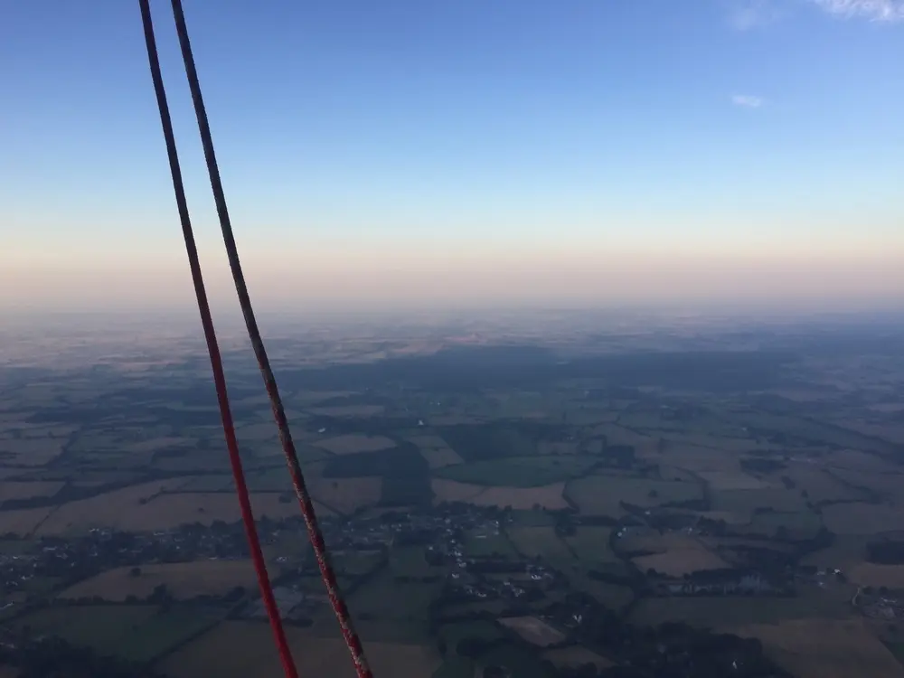 Photo 2 du vol en montgolfière du 4 août 2018 au départ de Châteaubriant