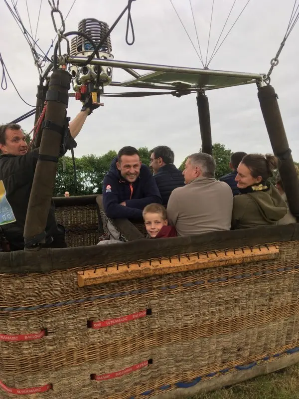Photo 2 du vol en montgolfière du 30 mai 2019 au départ de Châteaubriant