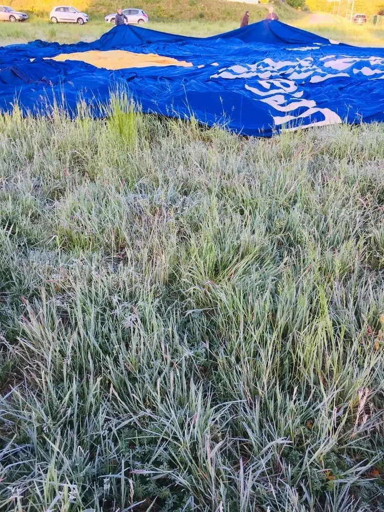 Vol en montgolfière vers Joué sur Erdre, mai 2019