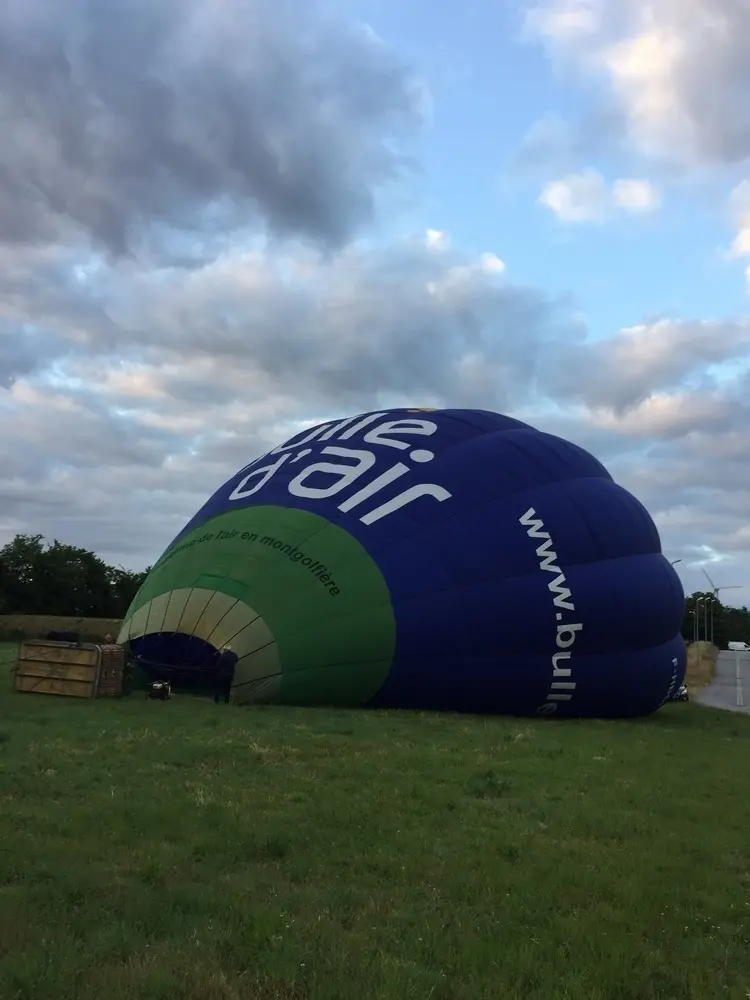 Photo 2 du vol en montgolfière du 21 juin 2019 au départ de Châteaubriant