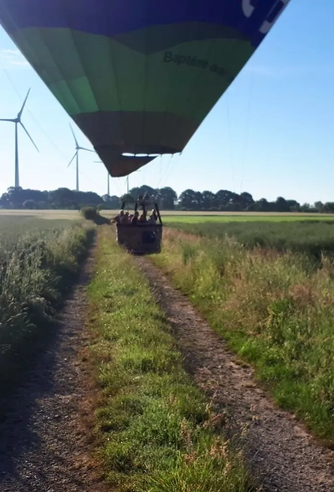 Photo 2 du vol en montgolfière du 2 juin 2019 au départ de Châteaubriant