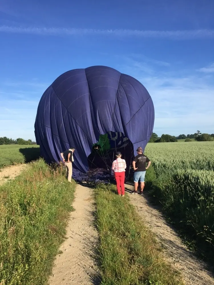 Photo 3 du vol en montgolfière du 2 juin 2019 au départ de Châteaubriant