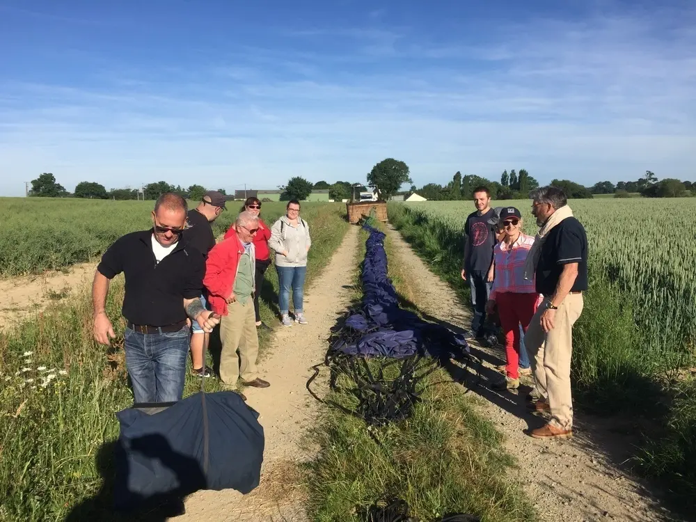 Photo 4 du vol en montgolfière du 2 juin 2019 au départ de Châteaubriant