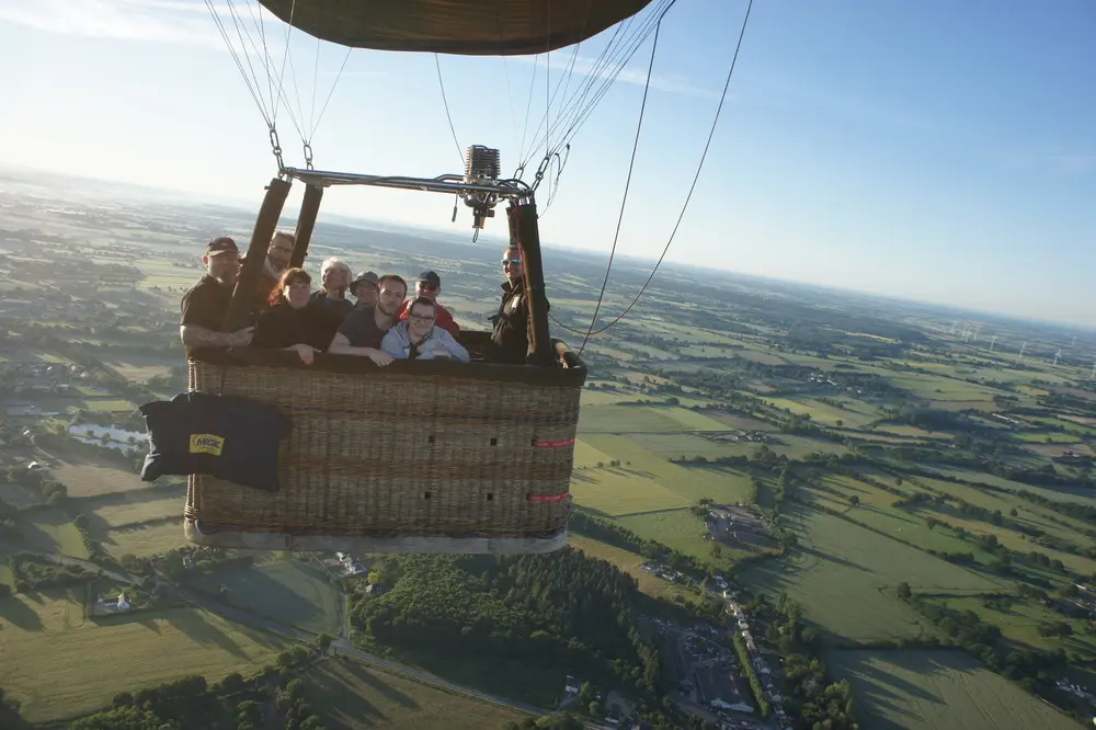 Photo 5 du vol en montgolfière du 2 juin 2019 au départ de Châteaubriant