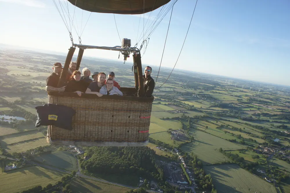 Photo 6 du vol en montgolfière du 2 juin 2019 au départ de Châteaubriant