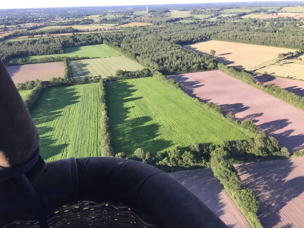 Vol en montgolfière vers Saffré, juin 2019