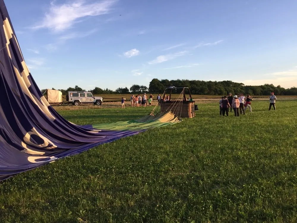 Photo 3 du vol en montgolfière du 3 juin 2019 au départ de Joué sur Erdre