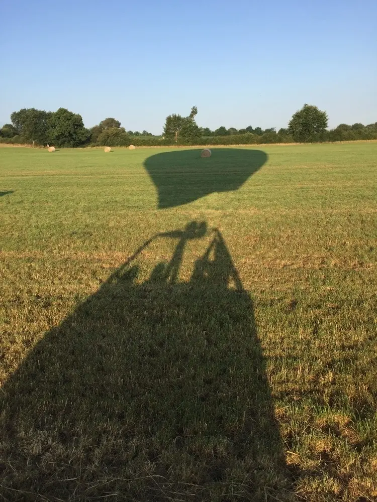 Vol en montgolfière vers Tresboeuf, juillet 2019
