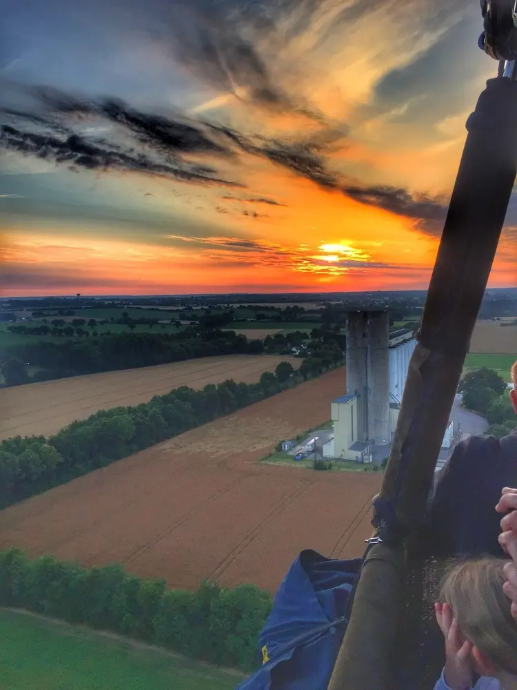 Photo 3 du vol en montgolfière du 7 juillet 2019 au départ de Châteaubriant