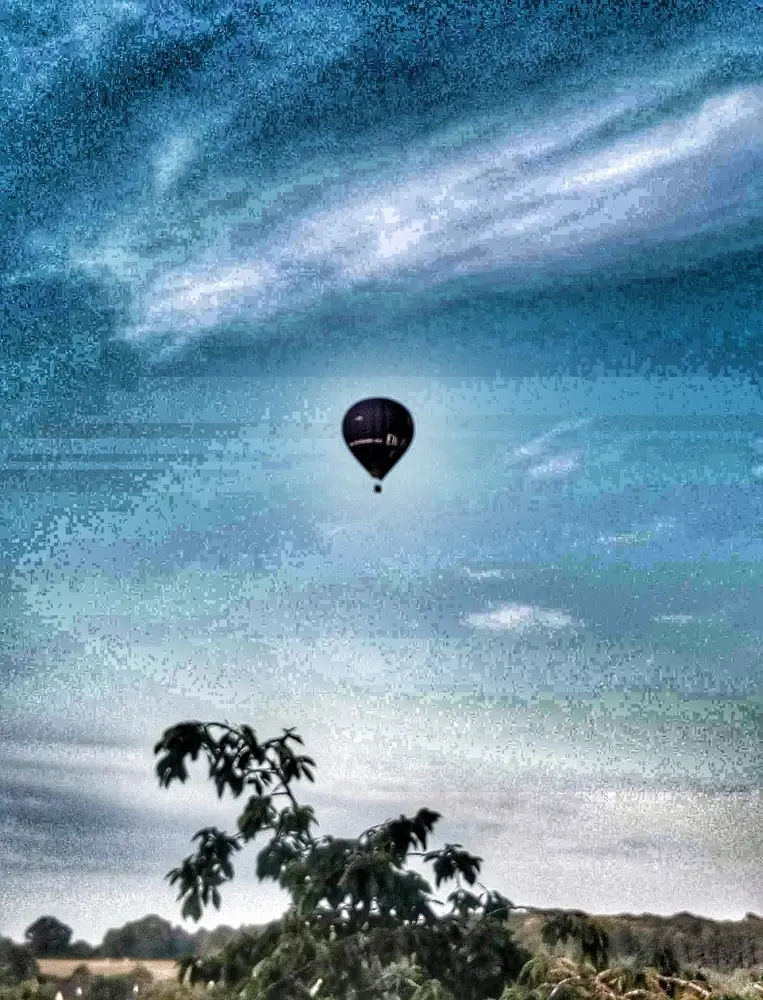 Photo 2 du vol en montgolfière du 24 août 2019 au départ de Bain de Bretagne - Château de la Robinais