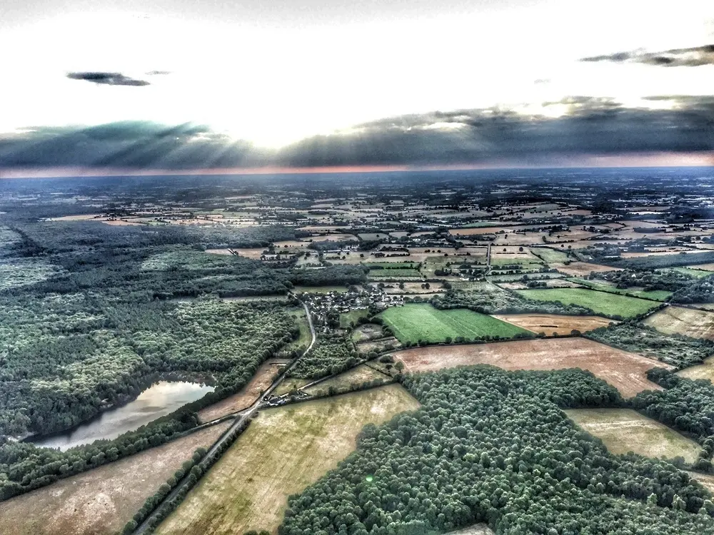 Photo 3 du vol en montgolfière du 1 août 2019 au départ de Châteaubriant