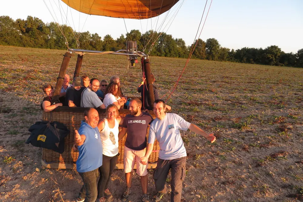 Photo 4 du vol en montgolfière du 21 août 2019 au départ de Saffré