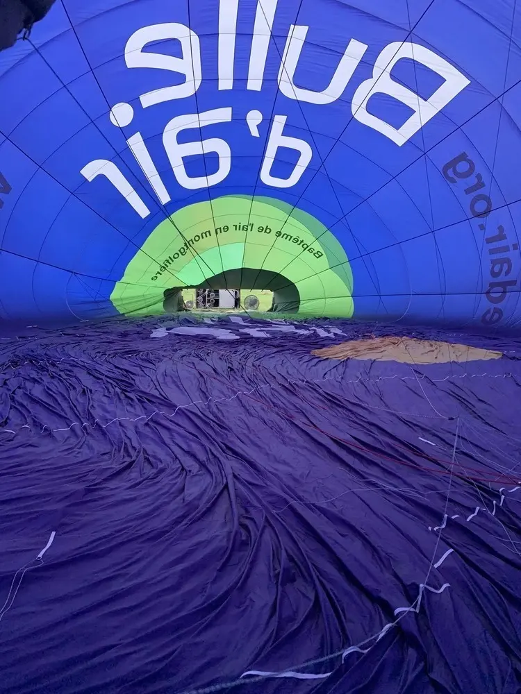 Photo 2 du vol en montgolfière du 2 juillet 2020 au départ de Châteaubriant