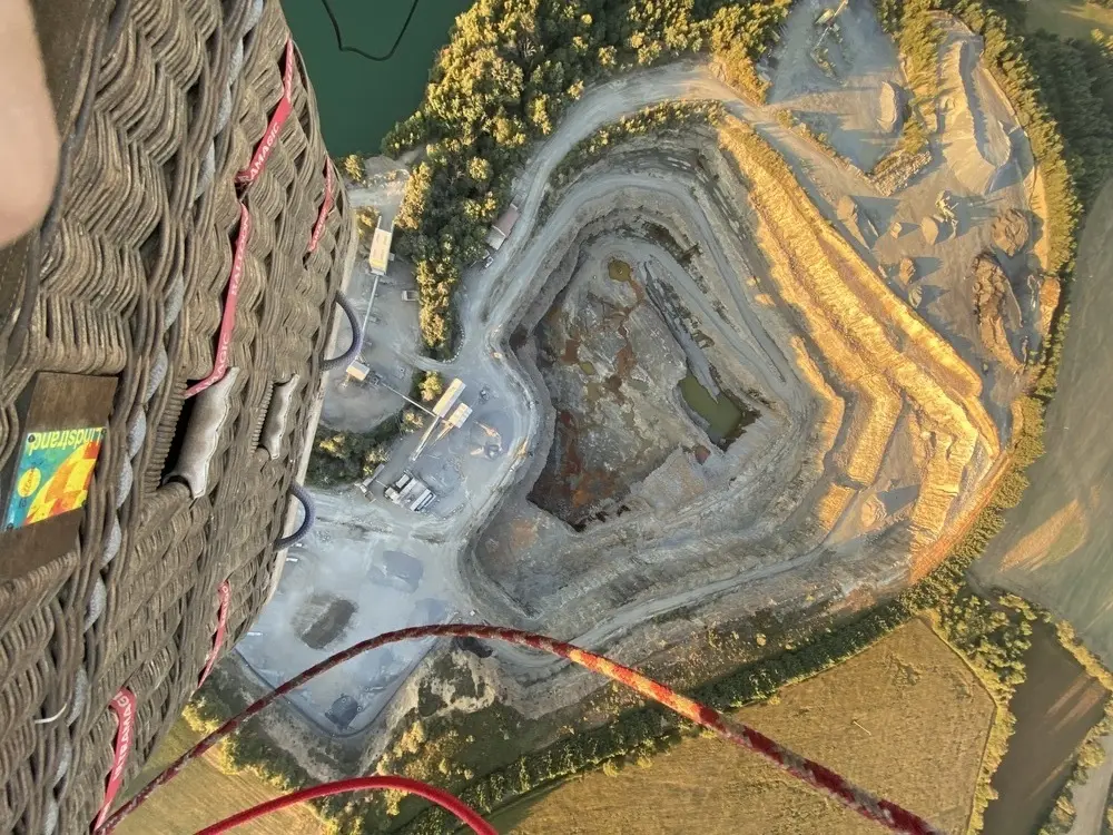 Vol en montgolfière vers Saint Aubin des Châteaux, août 2022